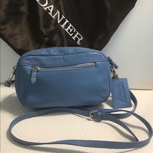 New Danier Leather Cross Body Bag (with Dust Bag)